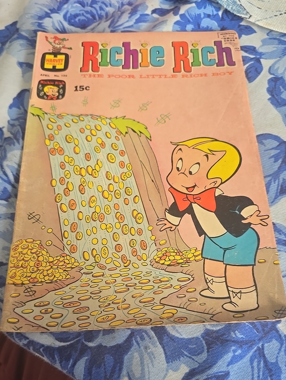 ❤️5/$25 Richie Rich April 1971 Vol. 1 #104 Harvey Comics